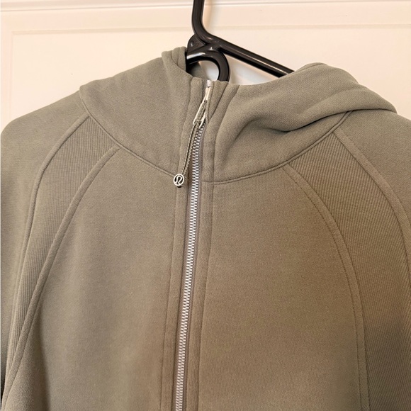 Lululemon Athletica Scuba half zip hoodie Olive Green - Picture 4 of 5